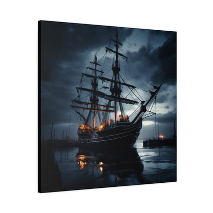 Nautical Canvas Art, Maritime Wall Decor, Boat Lover Gift, Coastal Home Decoration, Unique Gift for Ocean Enthusiasts