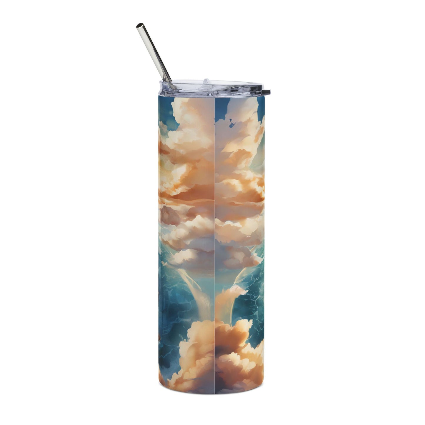 Fantasy Landscape Tumbler, 20oz Stainless Steel Travel Mug, Unique Adventure Drinkware, Gift for Fantasy Lovers, Castlecore, Castle lover