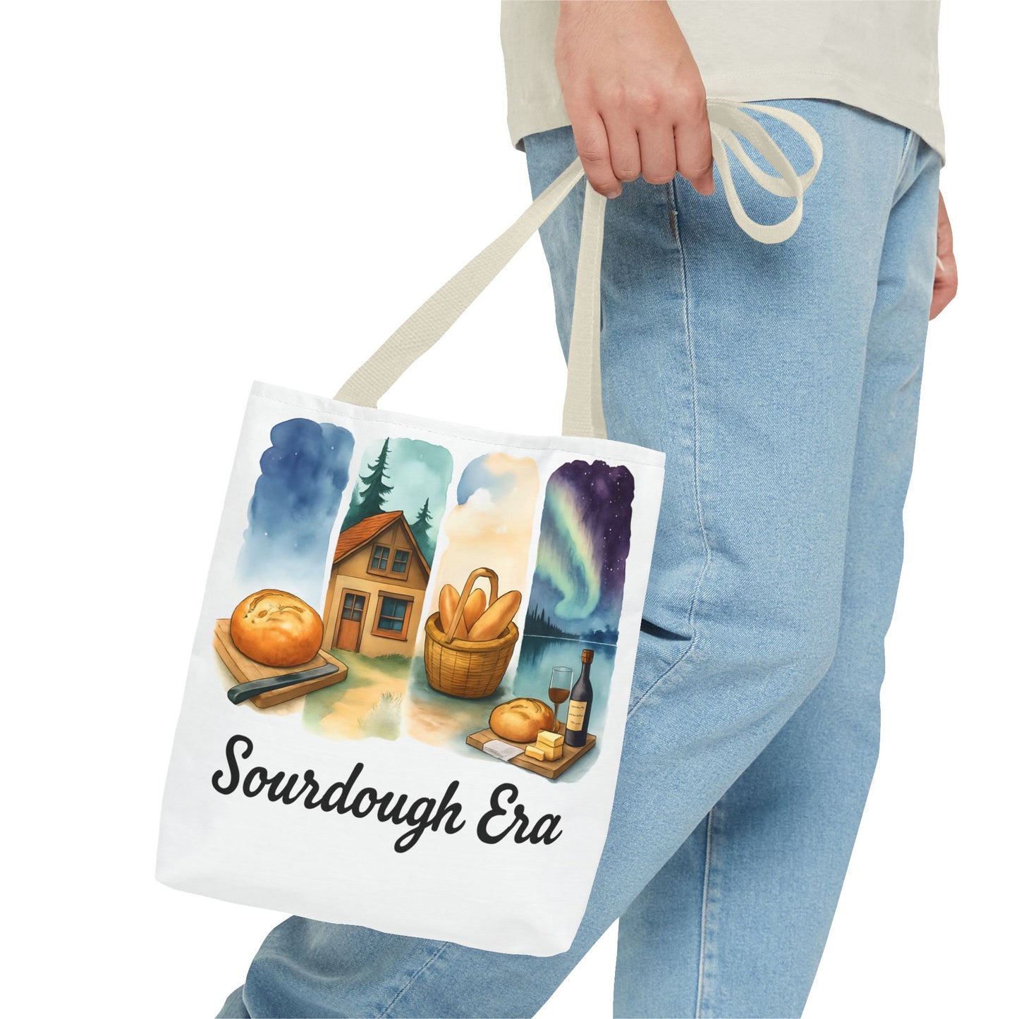 Sourdough Era Tote Bag - Artisan Bread Lovers, Farmers Market, Cooking Enthusiasts, Gift for Bakers, Sourdough Starter, Homestead