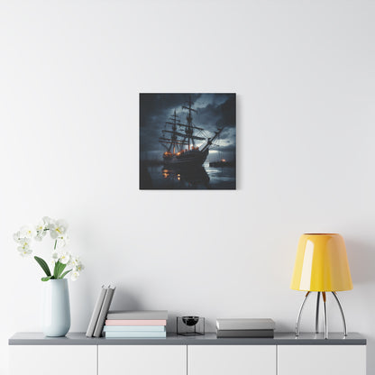 Nautical Canvas Art, Maritime Wall Decor, Boat Lover Gift, Coastal Home Decoration, Unique Gift for Ocean Enthusiasts