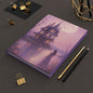 Dreamy Gothic Hardcover Journal with Moonlit Mansion Design, Writing Diary, Gift for Writers, Notebook for Journaling, Gothic Decor
