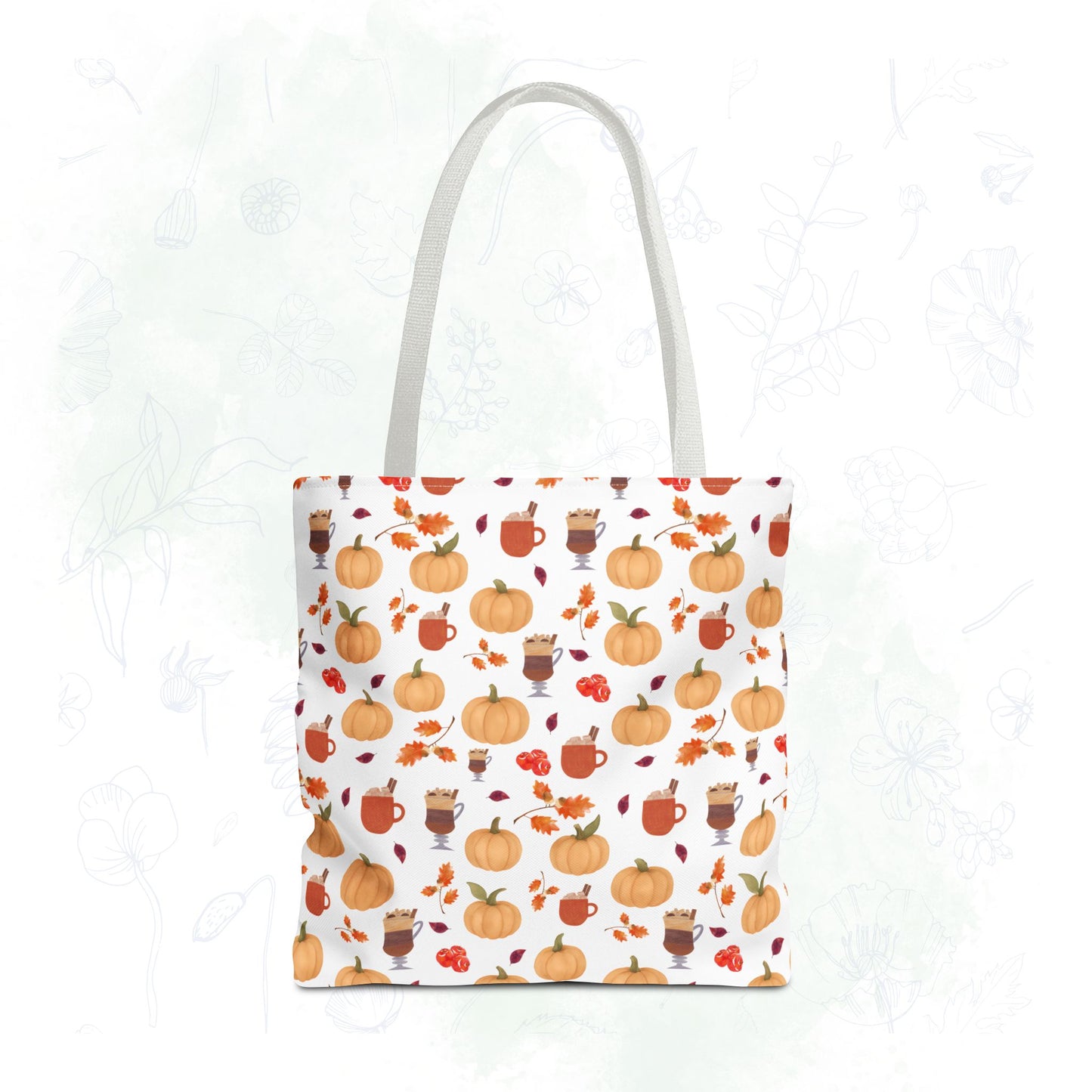 Autumn Harvest Tote Bag, Fall Accessories, Pumpkin Tote, Seasonal Shopping Bag, Thanksgiving Gift, Homestead Tote Bag