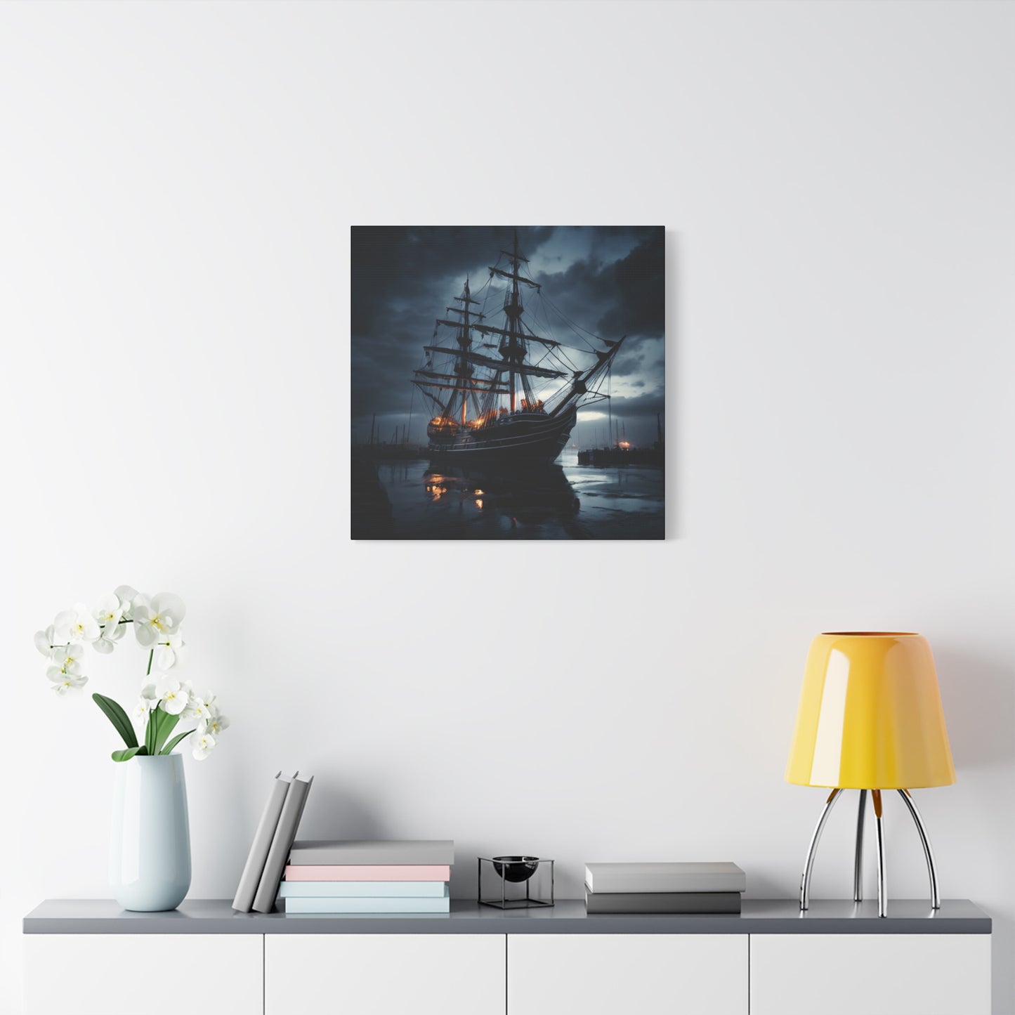 Nautical Canvas Art, Maritime Wall Decor, Boat Lover Gift, Coastal Home Decoration, Unique Gift for Ocean Enthusiasts