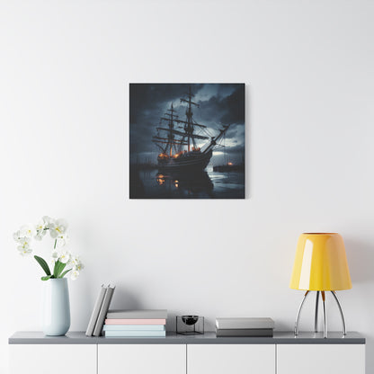 Nautical Canvas Art, Maritime Wall Decor, Boat Lover Gift, Coastal Home Decoration, Unique Gift for Ocean Enthusiasts