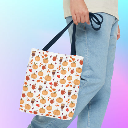 Autumn Harvest Tote Bag, Fall Accessories, Pumpkin Tote, Seasonal Shopping Bag, Thanksgiving Gift, Homestead Tote Bag
