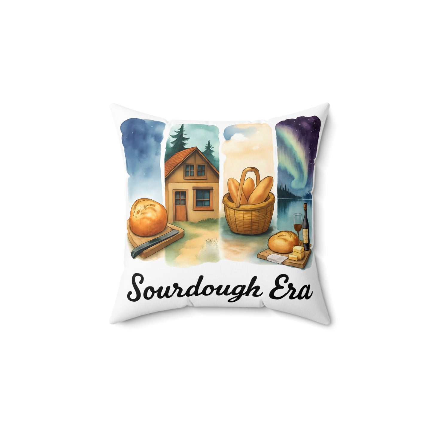 Sourdough Era Pillow, Cozy Home Decor, Bread Lover Gift, Farmhouse Accent, Kitchen Decoration. Homestead Gift,