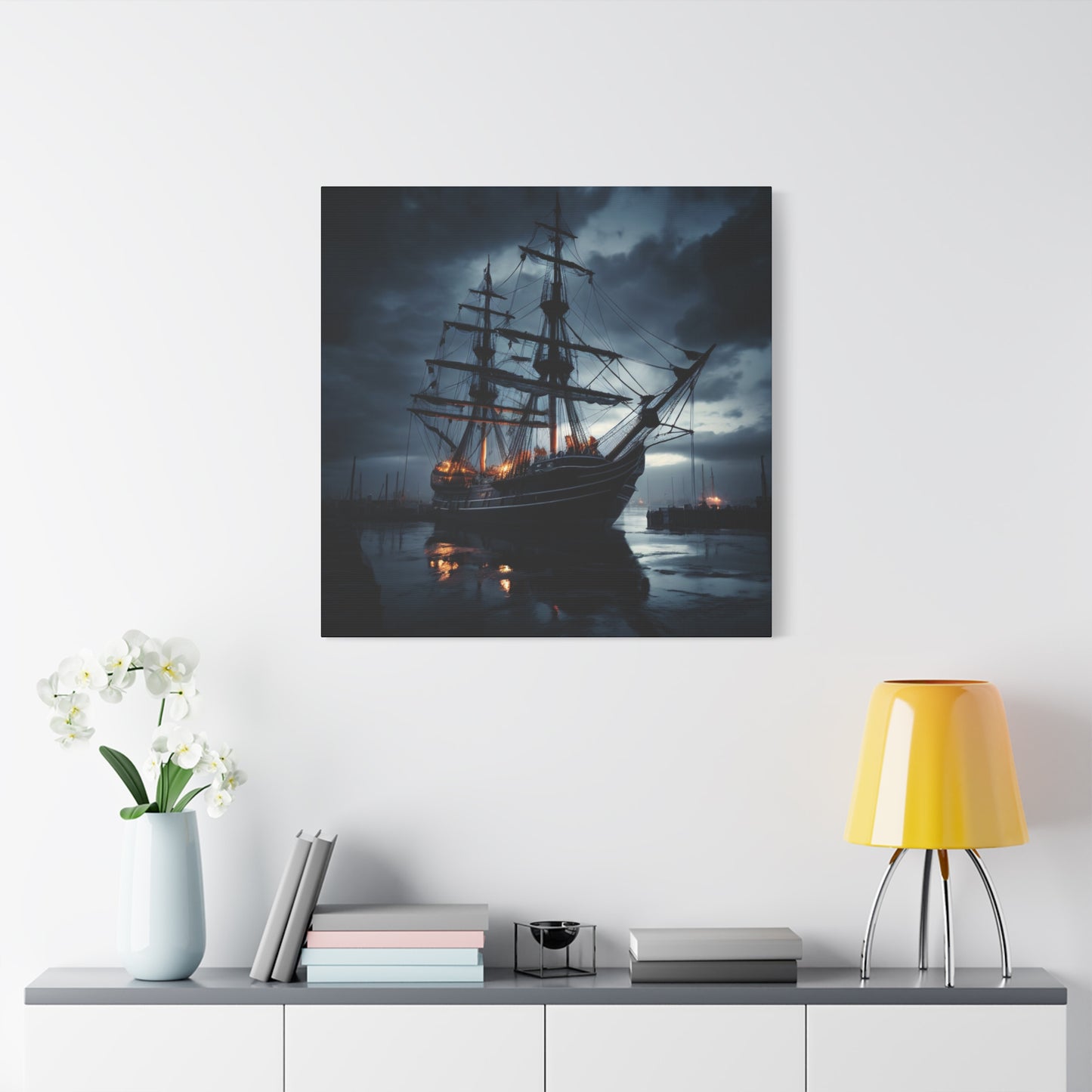 Nautical Canvas Art, Maritime Wall Decor, Boat Lover Gift, Coastal Home Decoration, Unique Gift for Ocean Enthusiasts