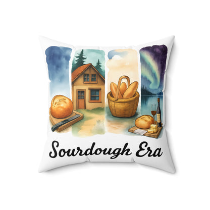 Sourdough Era Pillow, Cozy Home Decor, Bread Lover Gift, Farmhouse Accent, Kitchen Decoration. Homestead Gift,