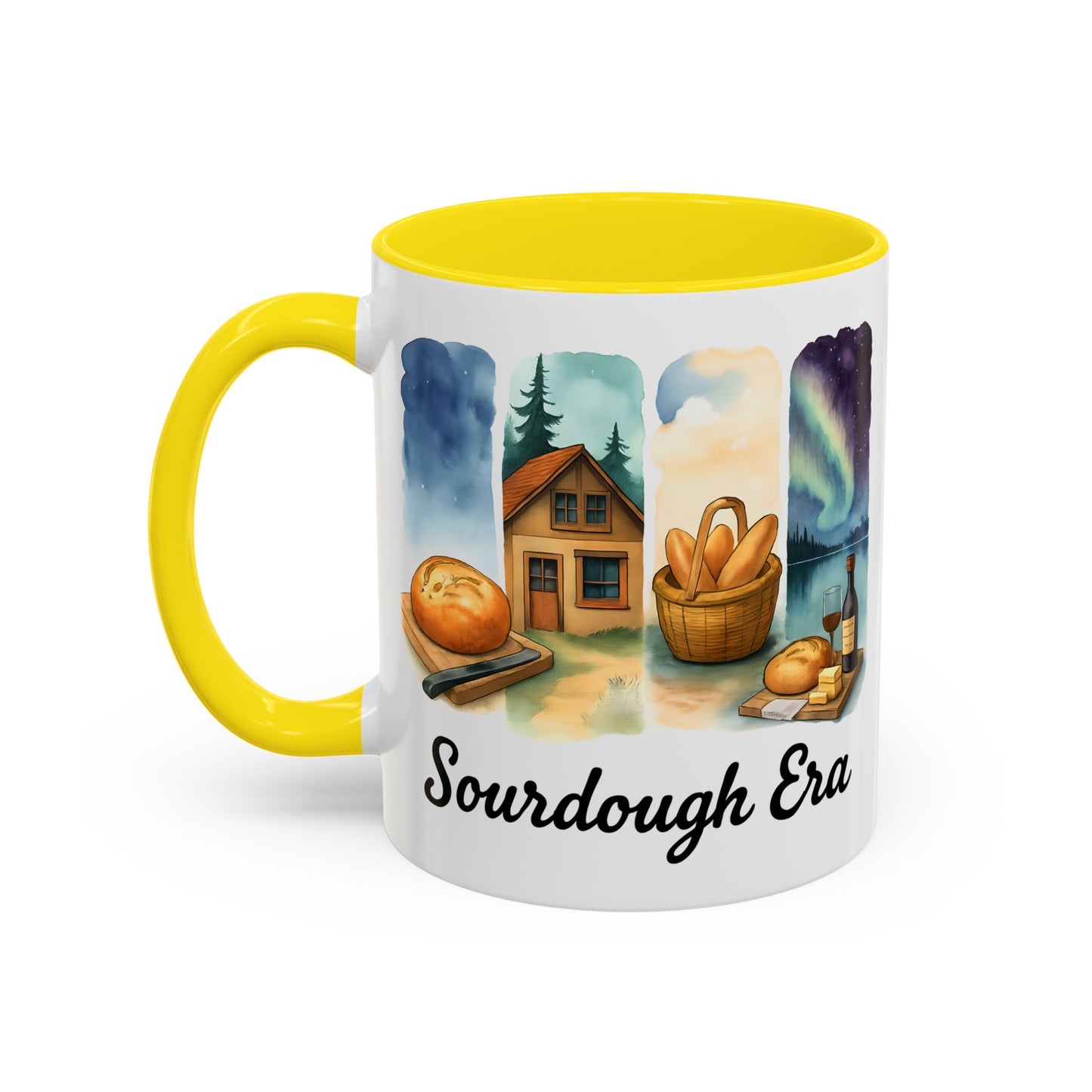Sourdough Era Coffee Mug, Whimsical Kitchen Decor, Baker Gift, Coffee Lover's Delight, Unique Ceramic Mug, Homestead, Sourdough Starter