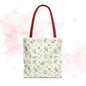 Floral Tote Bag, Stylish Shopper Bag, Reusable Grocery Tote, Floral Print Accessory, Ideal Gift for Her
