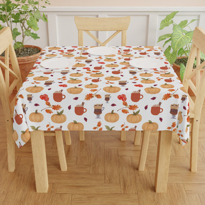 Autumn Harvest Tablecloth | Thanksgiving Decor, Cozy Fall Gatherings, Seasonal Dining, Homestead Decor
