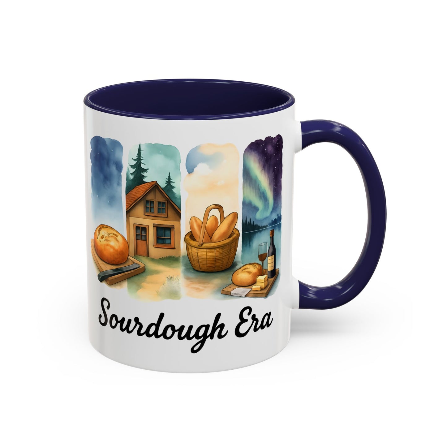 Sourdough Era Coffee Mug, Whimsical Kitchen Decor, Baker Gift, Coffee Lover's Delight, Unique Ceramic Mug, Homestead, Sourdough Starter