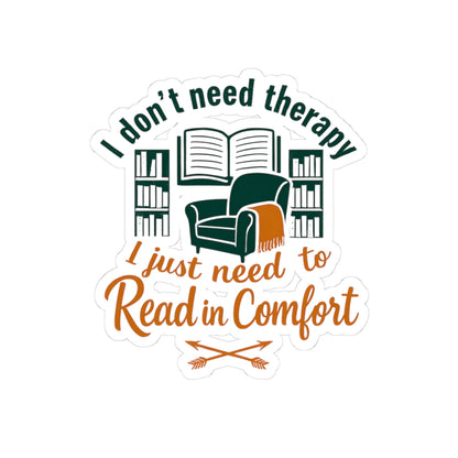Cozy Reading Kiss-Cut Stickers | Perfect for Book Lovers, Laptops, Journals, Gifts, Home Decor, Funny Stickers
