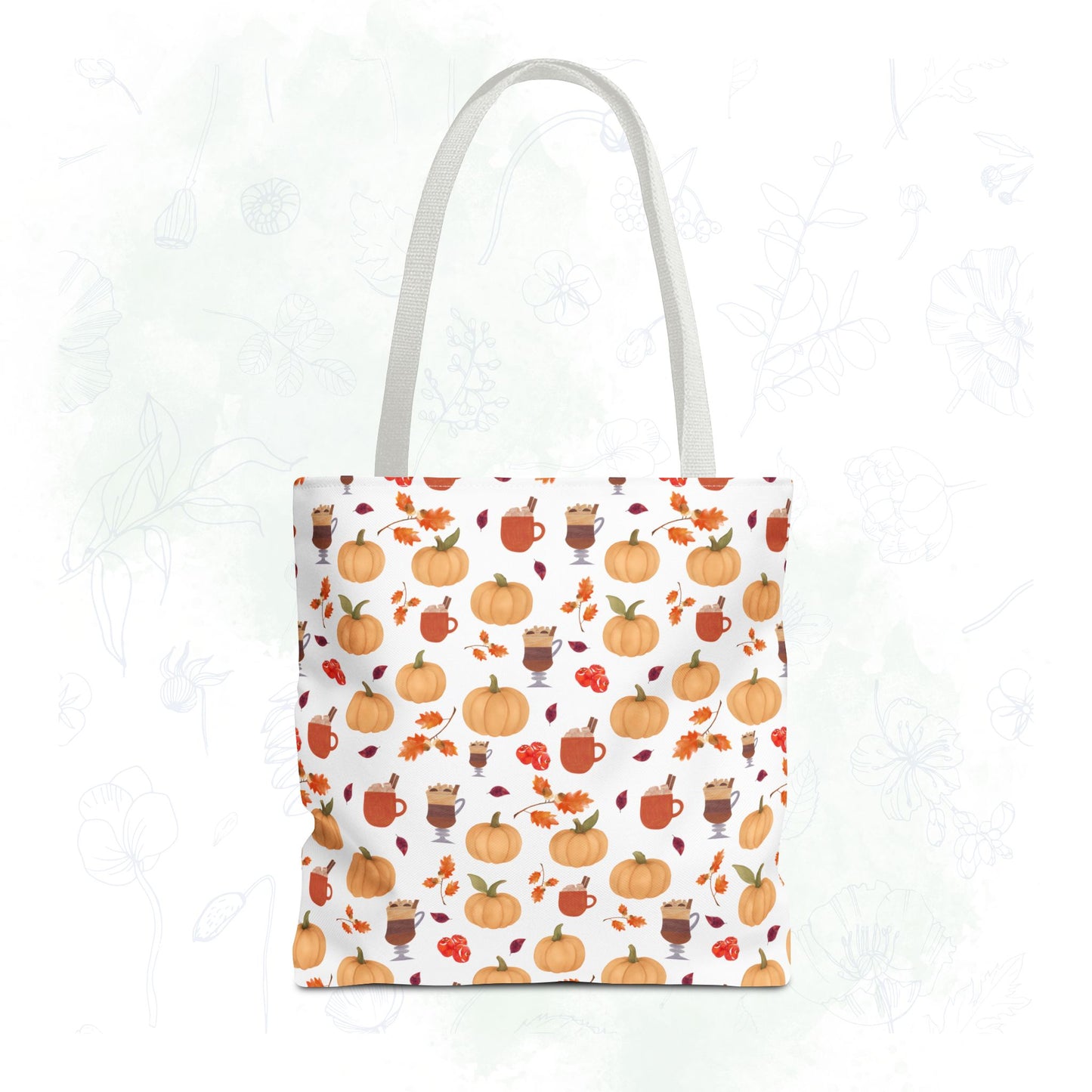 Autumn Harvest Tote Bag, Fall Accessories, Pumpkin Tote, Seasonal Shopping Bag, Thanksgiving Gift, Homestead Tote Bag