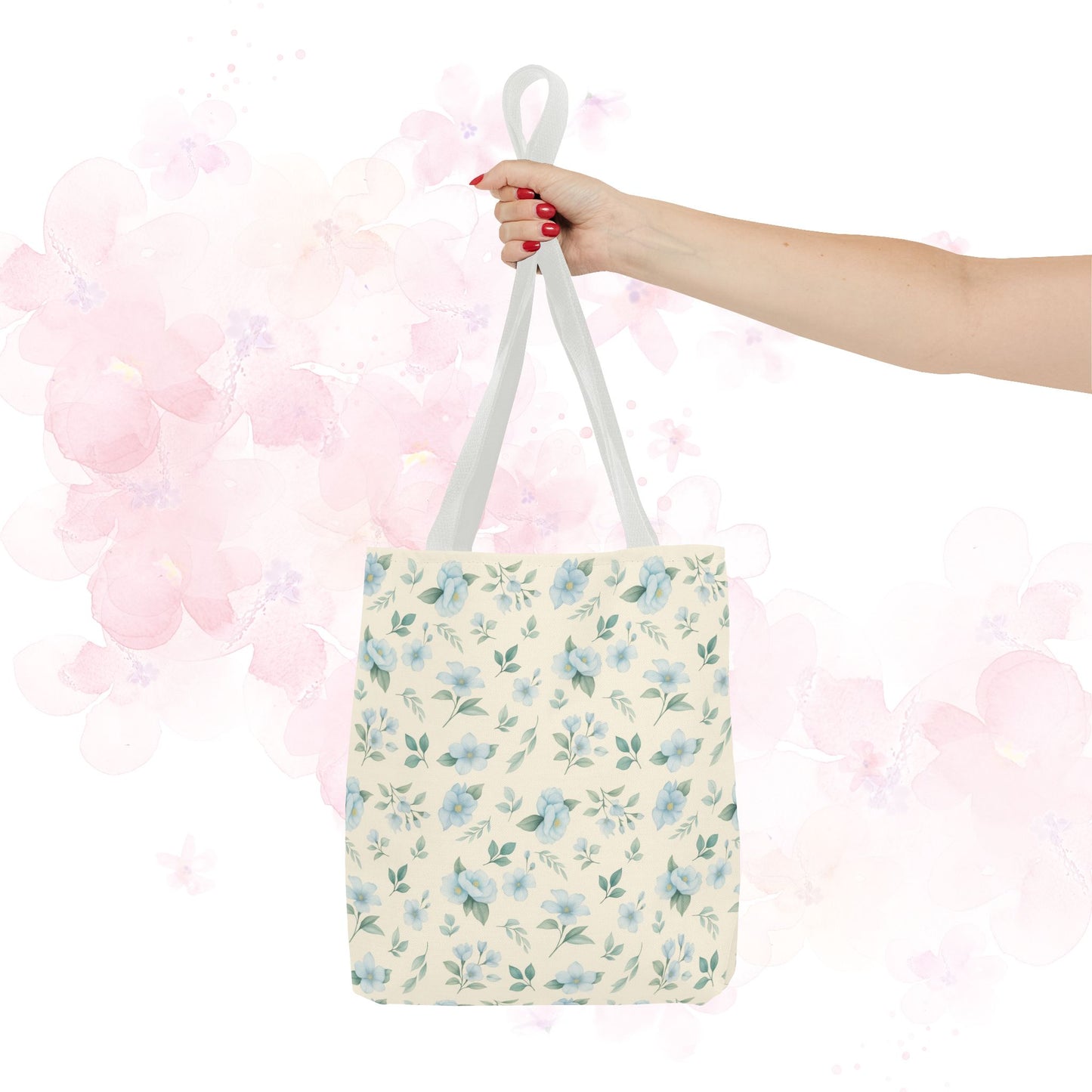 Floral Tote Bag, Stylish Shopper Bag, Reusable Grocery Tote, Floral Print Accessory, Ideal Gift for Her