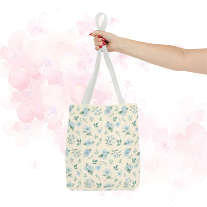 Floral Tote Bag, Stylish Shopper Bag, Reusable Grocery Tote, Floral Print Accessory, Ideal Gift for Her