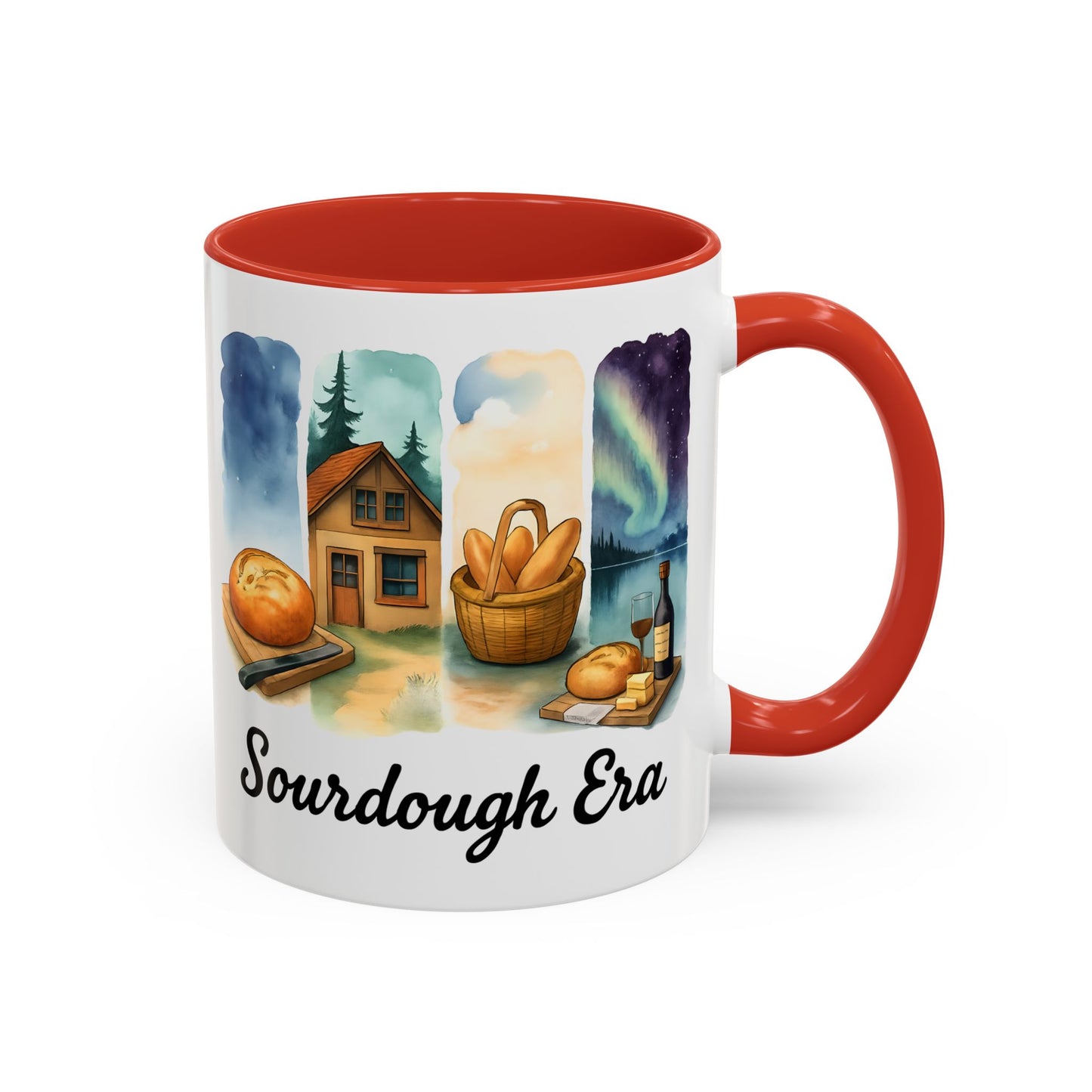Sourdough Era Coffee Mug, Whimsical Kitchen Decor, Baker Gift, Coffee Lover's Delight, Unique Ceramic Mug, Homestead, Sourdough Starter