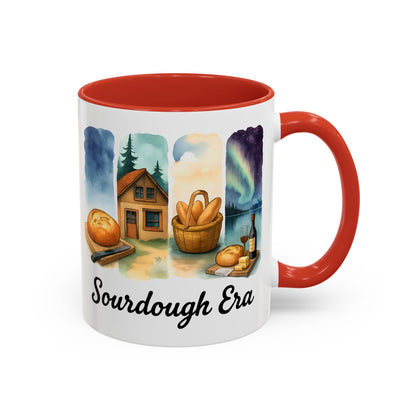 Sourdough Era Coffee Mug, Whimsical Kitchen Decor, Baker Gift, Coffee Lover's Delight, Unique Ceramic Mug, Homestead, Sourdough Starter