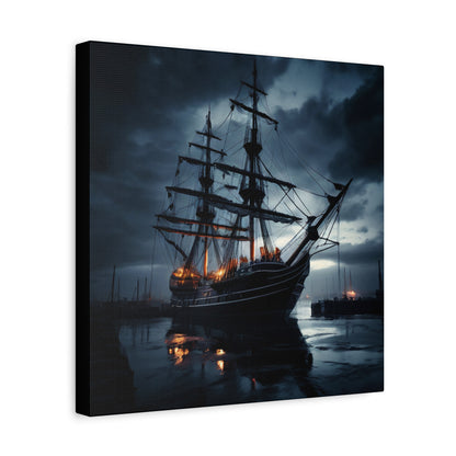 Nautical Canvas Art, Maritime Wall Decor, Boat Lover Gift, Coastal Home Decoration, Unique Gift for Ocean Enthusiasts