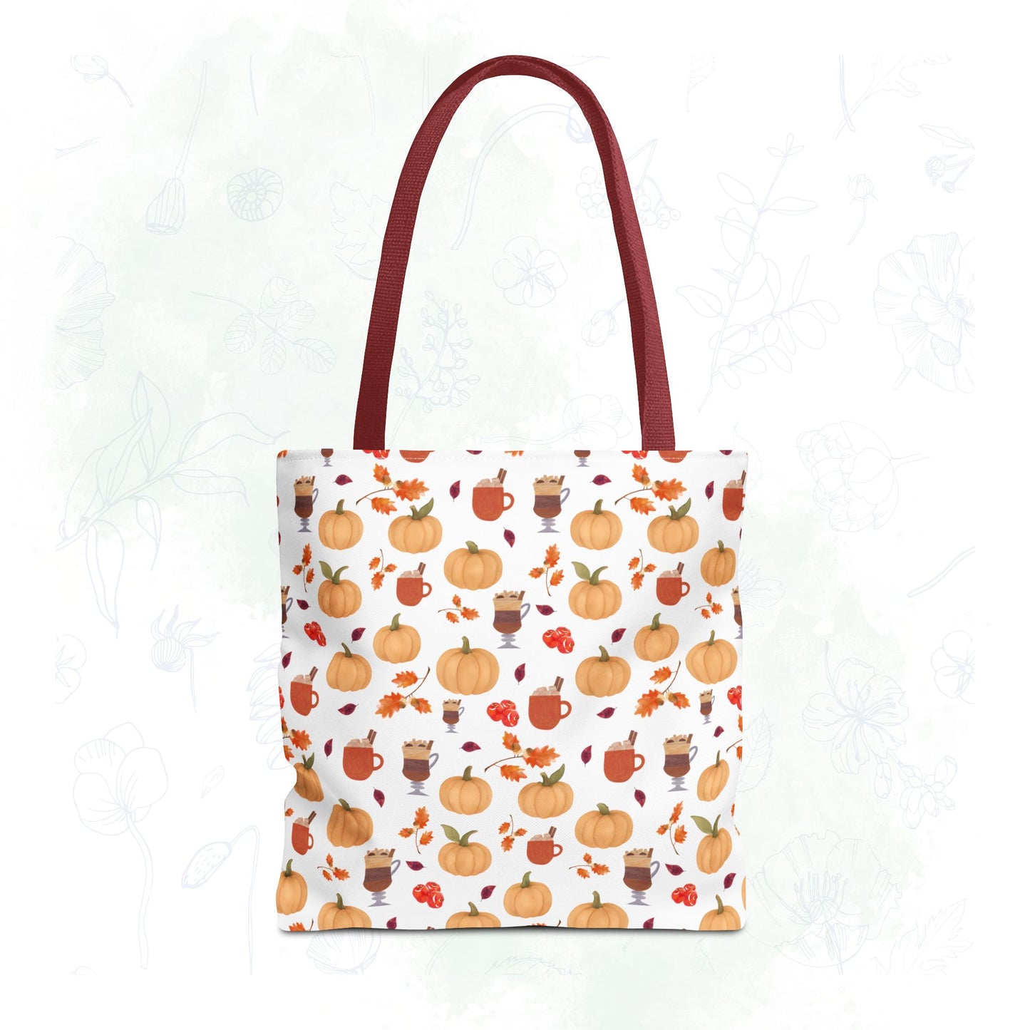 Autumn Harvest Tote Bag, Fall Accessories, Pumpkin Tote, Seasonal Shopping Bag, Thanksgiving Gift, Homestead Tote Bag