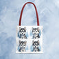 Adorable Husky Dog Tote Bag, Cute Animal Lover Gift, Eco-Friendly Shopping Bag, Stylish Pet Parent Accessory, Ideal for Birthdays, Dog Dad