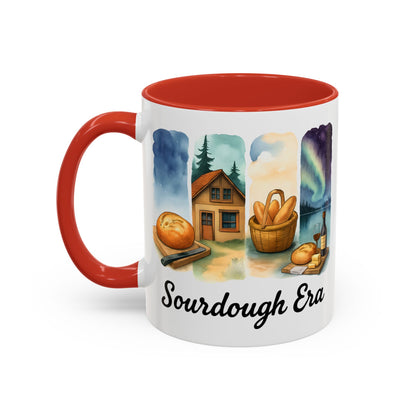 Sourdough Era Coffee Mug, Whimsical Kitchen Decor, Baker Gift, Coffee Lover's Delight, Unique Ceramic Mug, Homestead, Sourdough Starter