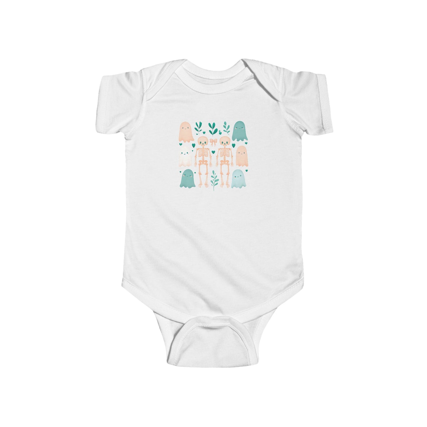 Cute Halloween Ghosts Infant Bodysuit, Baby Shower Gift, Newborn Clothing, Toddler Outfit, Cute Baby Body