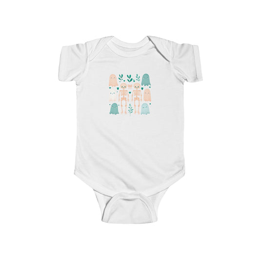 Cute Halloween Ghosts Infant Bodysuit, Baby Shower Gift, Newborn Clothing, Toddler Outfit, Cute Baby Body