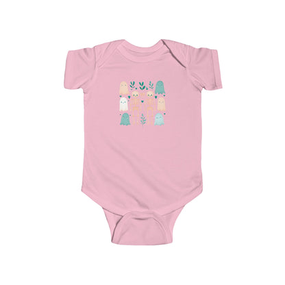 Cute Halloween Ghosts Infant Bodysuit, Baby Shower Gift, Newborn Clothing, Toddler Outfit, Cute Baby Body