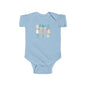 Cute Halloween Ghosts Infant Bodysuit, Baby Shower Gift, Newborn Clothing, Toddler Outfit, Cute Baby Body