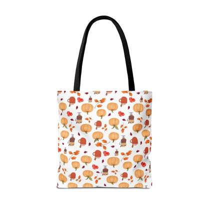 Autumn Harvest Tote Bag, Fall Accessories, Pumpkin Tote, Seasonal Shopping Bag, Thanksgiving Gift, Homestead Tote Bag