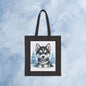 Adorable Husky Tote Bag, Cute Dog Lover Gift, Eco-Friendly Shopping Bag, Pet Lover Accessory, Winter Vibes Canvas Bag, Dog Dad, Dog Mom