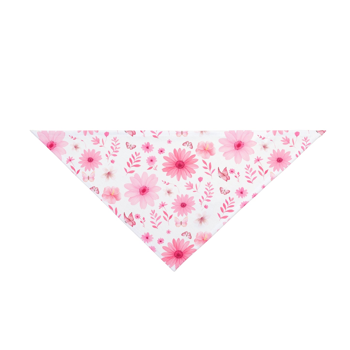 Floral Pet Bandana | Cute Dog Accessory for Spring, Pet Gift, Flower Pattern Dog Scarf, Pet Fashion, Dog Bandana
