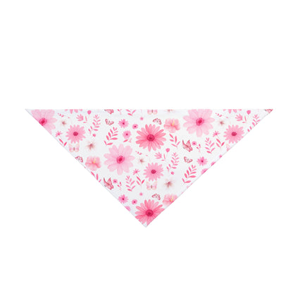 Floral Pet Bandana | Cute Dog Accessory for Spring, Pet Gift, Flower Pattern Dog Scarf, Pet Fashion, Dog Bandana