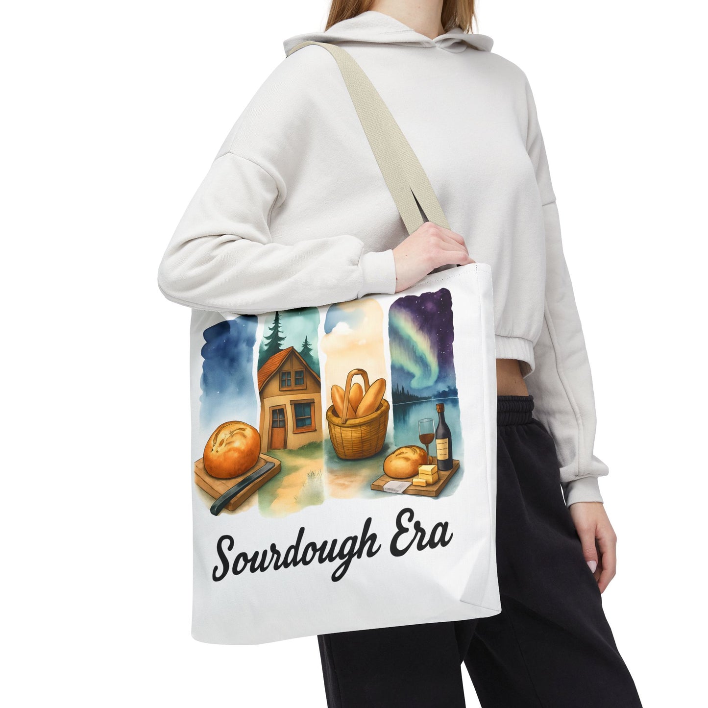 Sourdough Era Tote Bag - Artisan Bread Lovers, Farmers Market, Cooking Enthusiasts, Gift for Bakers, Sourdough Starter, Homestead