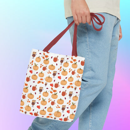 Autumn Harvest Tote Bag, Fall Accessories, Pumpkin Tote, Seasonal Shopping Bag, Thanksgiving Gift, Homestead Tote Bag