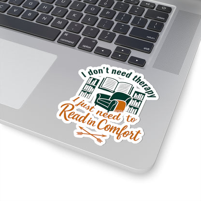 Cozy Reading Kiss-Cut Stickers | Perfect for Book Lovers, Laptops, Journals, Gifts, Home Decor, Funny Stickers