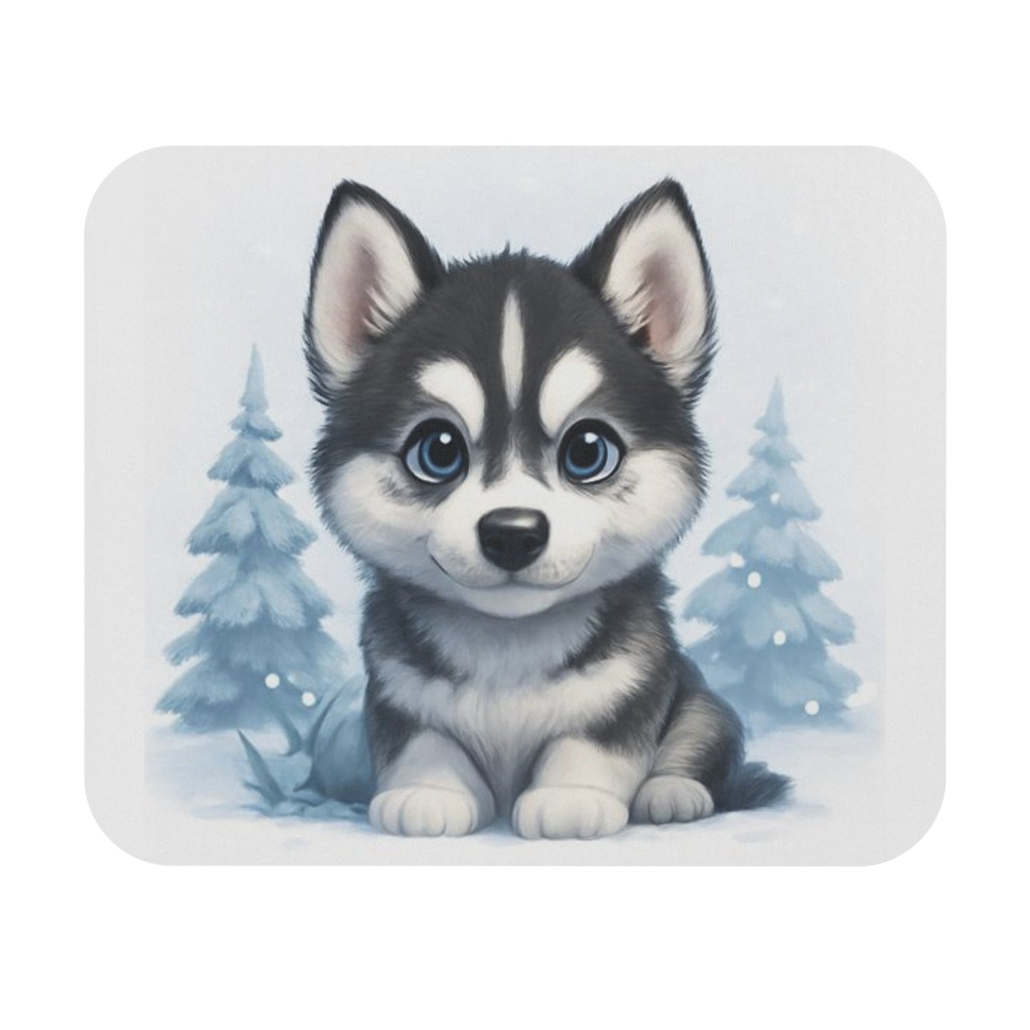 Adorable Husky Puppy Mouse Pad, Cute Desk Accessory, Dog Lover Gift, Home Office Decor, Pet-Themed Gift for Animal Lovers, Christmas Gift
