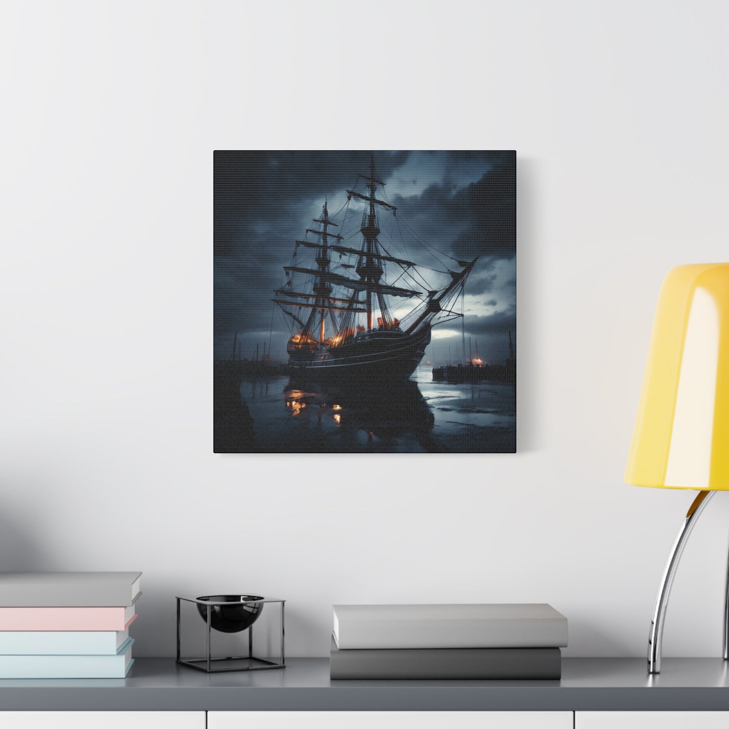 Nautical Canvas Art, Maritime Wall Decor, Boat Lover Gift, Coastal Home Decoration, Unique Gift for Ocean Enthusiasts
