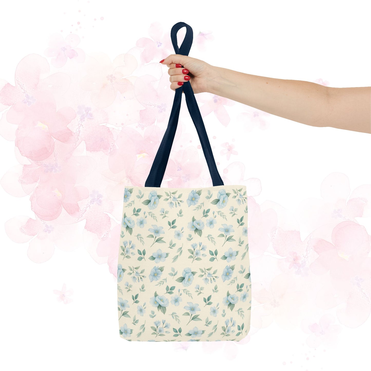 Floral Tote Bag, Stylish Shopper Bag, Reusable Grocery Tote, Floral Print Accessory, Ideal Gift for Her