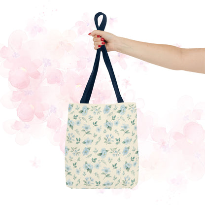 Floral Tote Bag, Stylish Shopper Bag, Reusable Grocery Tote, Floral Print Accessory, Ideal Gift for Her