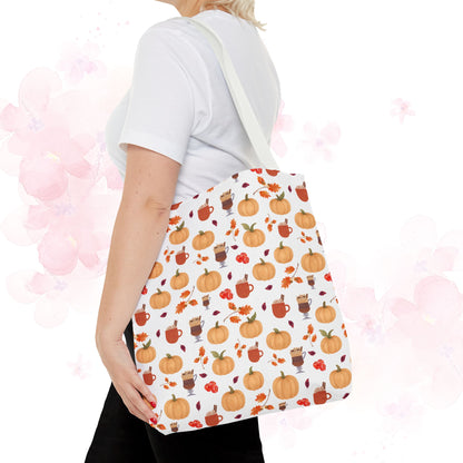 Autumn Harvest Tote Bag, Fall Accessories, Pumpkin Tote, Seasonal Shopping Bag, Thanksgiving Gift, Homestead Tote Bag