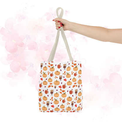 Autumn Harvest Tote Bag, Fall Accessories, Pumpkin Tote, Seasonal Shopping Bag, Thanksgiving Gift, Homestead Tote Bag