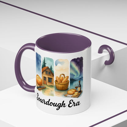 Sourdough Era Coffee Mug, Whimsical Kitchen Decor, Baker Gift, Coffee Lover's Delight, Unique Ceramic Mug, Homestead, Sourdough Starter