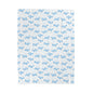 Soft Airplane Velveteen Blanket | Cozy Kids Throw, Nursery Decor, Baby Shower Gift, Travel Comfort, Lightweight Blanket, Airplane Nursery