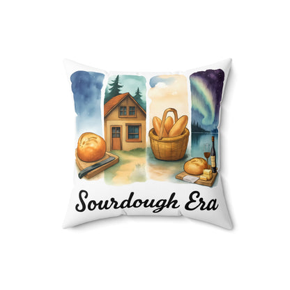 Sourdough Era Pillow, Cozy Home Decor, Bread Lover Gift, Farmhouse Accent, Kitchen Decoration. Homestead Gift,