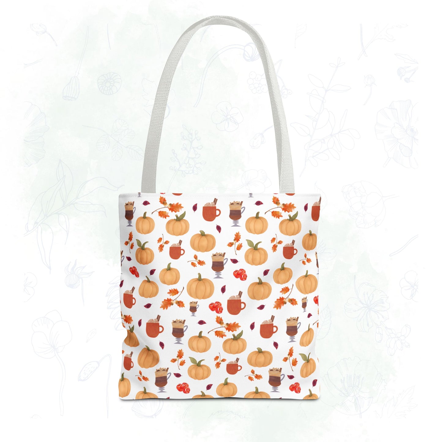 Autumn Harvest Tote Bag, Fall Accessories, Pumpkin Tote, Seasonal Shopping Bag, Thanksgiving Gift, Homestead Tote Bag