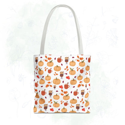 Autumn Harvest Tote Bag, Fall Accessories, Pumpkin Tote, Seasonal Shopping Bag, Thanksgiving Gift, Homestead Tote Bag