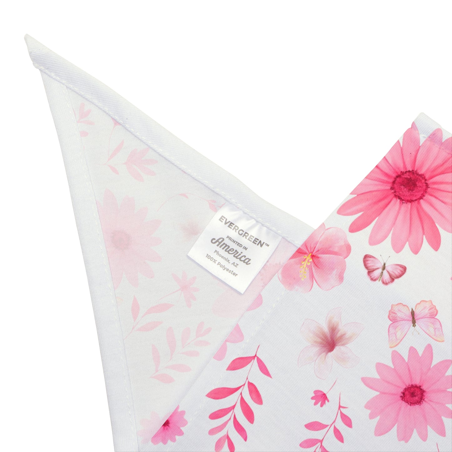 Floral Pet Bandana | Cute Dog Accessory for Spring, Pet Gift, Flower Pattern Dog Scarf, Pet Fashion, Dog Bandana