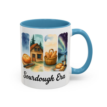 Sourdough Era Coffee Mug, Whimsical Kitchen Decor, Baker Gift, Coffee Lover's Delight, Unique Ceramic Mug, Homestead, Sourdough Starter